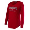 NBA Houston Rockets Women's Long Sleeve Crew Neck Fashion T-Shirt - 3 of 4