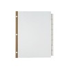 Staples Big Tab Insertable Paper Dividers 8-Tab Clear (18935/11124) 462762 - 2 of 4