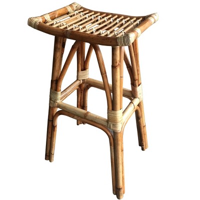 D-Art Collection South Bay Rattan Bar Stool