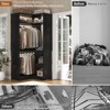Aheaplus Freestanding Corner Closet Organizer, Closet System with Hanging Rods and Storage Shelves - 4 of 4