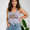 Simply Sage Market Women's Installing Muscles Racerback Tank - 2 of 4
