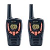 Cobra microTALK® GMRS/FRS Walkie Talkies Pair, Black, CXT390 in Blue - image 4 of 4