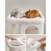 Feandrea Cat Tree, Cat Tower, Cat Condo, Large Cat Perch, 2 Cat Caves, Scratching Post - 2 of 4