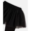 Deux par Deux Girl Leggings with Tulle Skirt Black - 12 Years - 4 of 4