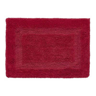 Lux Premium 100% Cotton Ultra-Soft Reversible Bathroom Rug-Durable Tufted Weave, Highly Absorbent Solid Pattern for Multipurpose use