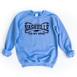 Simply Sage Market Women's Graphic Sweatshirt Nashville On My Mind - 1 of 2