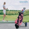 SereneLife 2-Wheel Lightweight Foldable Golf Push Cart - SLGCX5 - 4 of 4
