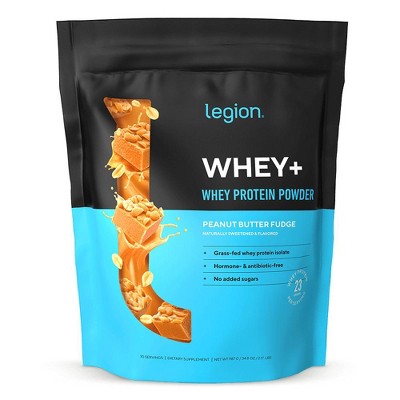Natural Whey Protein Powder - Peanut Butter Fudge - 30 Servings