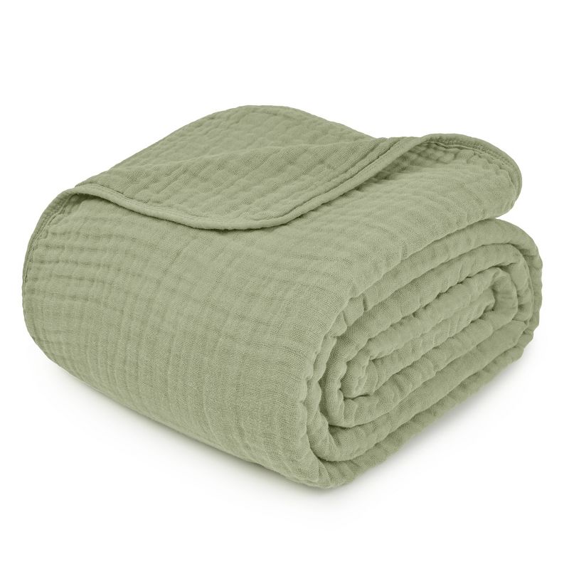 Muslin Cotton Blanket for Adults, Extra Large By Comfy Cubs, 5 of 7