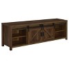 Lyngins Distressed Pine TV Stand with Sliding Doors,Media Console with Drawers & Open Shelves,Entertainment Center for Living Room,Bedroom - 2 of 4