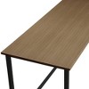 L-Shaped Computer Desk with Bevel Edge Design and Mobile CPU Holder - 4 of 4