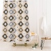 Avenie Geometric Aztec Earth Tones Shower Curtain Beige - Deny Designs - 2 of 3