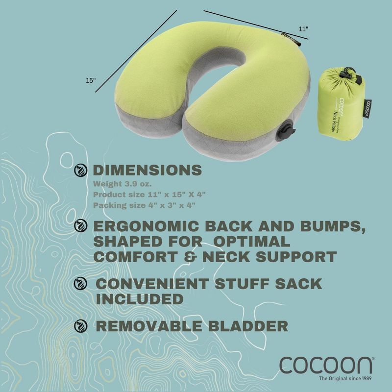 COCOON - Premium - Ergo AirCore Pillow Ultralight U Shaped, 3 of 4