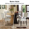 5-Piece Dining Set with Round Table and 4 Upholstered Chairs - 4 of 4