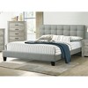 Queen Size Upholstered Platform Bed with Tufted Headboard for Bedroom - 2 of 4