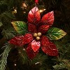 Gallerie II Metal Poinsettia Ornament - 3 of 3
