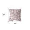 20" Pink Suede Throw Pillow - 3 of 4