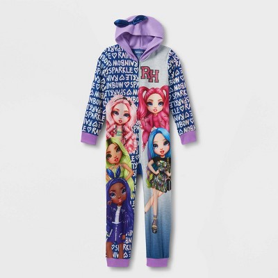 Girls' Rainbow High Pajama Jumpsuit