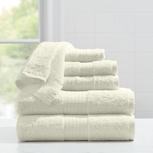 BrylaneHome BH Studio 6 Piece Bath Towel Set - 1 of 3