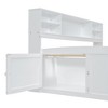 NicBex Full Size Wood Daybed with 2 Bedside Cabinets,Upper Shelves and 4 Drawers for Bedroom,Living Room,Apartment - 4 of 4