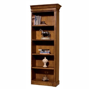 Hekman 79105 Right Pier Bookcase 7-9105 Urban Ash Burl - 1 of 3