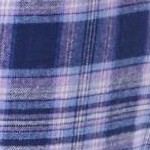 evening blue plaid