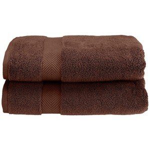 Fast-Drying Zero-Twist Cotton Oversized 2-Piece Bath Towel Set by Blue Nile Mills - 1 of 3