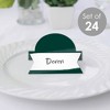 Big Dot of Happiness Emerald Elegantly Simple - Guest Party Favors Tent Buffet Card - Table Setting Name Place Cards - Set of 24 - 2 of 4