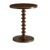 Okak Round End Side Table Turned Spindle Wood Table Drink Table for Small Spaces Bedroom Patio - 3 of 4