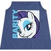 Girls' - My Little Pony - Rarity Graphic Sleeveless Aline Dress - 2 of 4