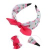 Unique Bargains Girl's Elegant Strawberry Headbands 6.30"x4.72"x2.05" Pink White 1 Pc - 3 of 3