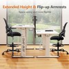 CAVINAS Ergonomic Office Chair, Mid Back Mesh Computer Desk Chair, Executive Office Chair Height, Adjustable Swivel Task Chair with Lumbar Support - 2 of 4