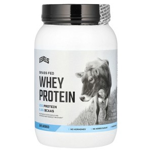 Levels Grass Fed Whey Protein Powder, Unflavored, 2 lb ( 907 g) - 1 of 2