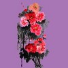 Girl's Design By Humans Blossoming By WhitePearl T-Shirt - 2 of 3