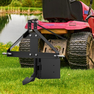 Garvee Middle Buster for Category 1, Heavy Duty Middle Buster Plow 3 Point Hitch Tractors Steel Furrowing Plow, Mechanical Plowing