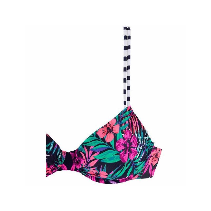LASCANA Women's Pattern Underwire Bikini Swimwear Top, 6 of 8
