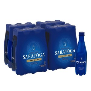 Saratoga Sparkling Spring Water Bottle Pet - 16 Fl Oz (Pack of 24) - 1 of 4