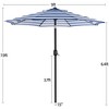 Yaheetech 9FT Outdoor Patio Umbrella with Crank and Push Button to Tilt - 3 of 4