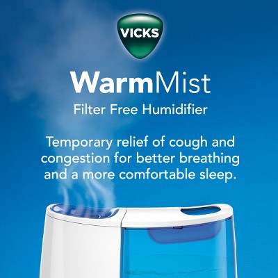 Vicks Warm Moisture Humidifier - White/Blue, 3 of 11