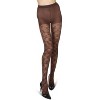 Memoi Circle Stripe Optic Illusion Sheer Tights - 2 of 4