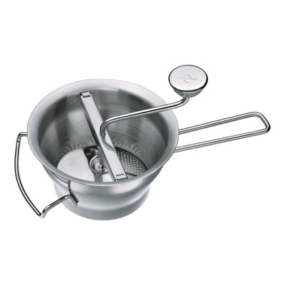 Kuechenprofi Food Mill, Large, Incl. 4 discs, Stainless Steel