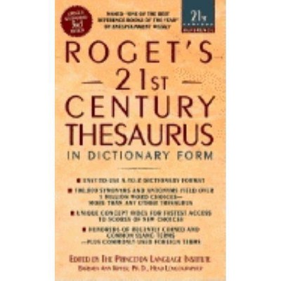 Roget's 21st Century Thesaurus, Third Edition - (21st Century Reference) 3rd Edition by  Barbara Ann Kipfer (Paperback)