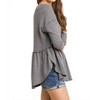 Women's Babydoll Striped Top - umgee - 2 of 4