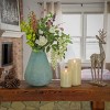13" HGTV Home Collection Buried Vase Turquoise - National Tree Company - 2 of 3
