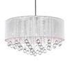 CWI Lighting Water Drop 9 Light Drum Shade Chandelier With Chrome Finish - 2 of 3