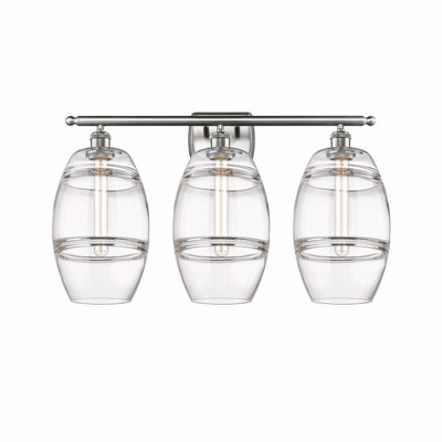 Vaz - 3 Light Bath Vanity In Industrial Style-10.88 Inches Tall and 28 Inches Wide