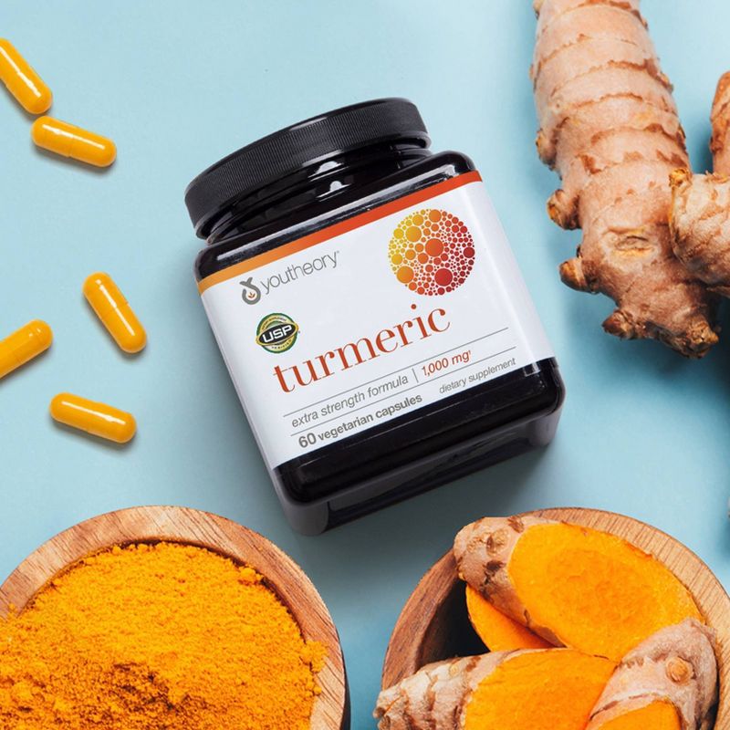 Youtheory Turmeric Extra Strength Capsules - 60ct, 6 of 9