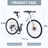 Gulches 700C Hybrid/Road Bike, 7-Speed, Aluminum Rims, TEC Chain, 700*32C Tires, Dual Disc Brakes, 85% Pre-Assembled - 3 of 4