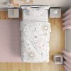 Sweet Jojo Designs Girl Toddler Bedding Set Celestial Pink Gold and Grey 5pc - 2 of 4