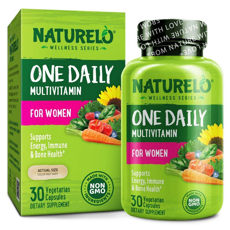 NATURELO Women One Daily Multivitamin Vegan Capsules - 30ct, 3 of 9